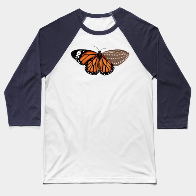 Monarch butterfly Baseball T-Shirt by Anahis Digital Art